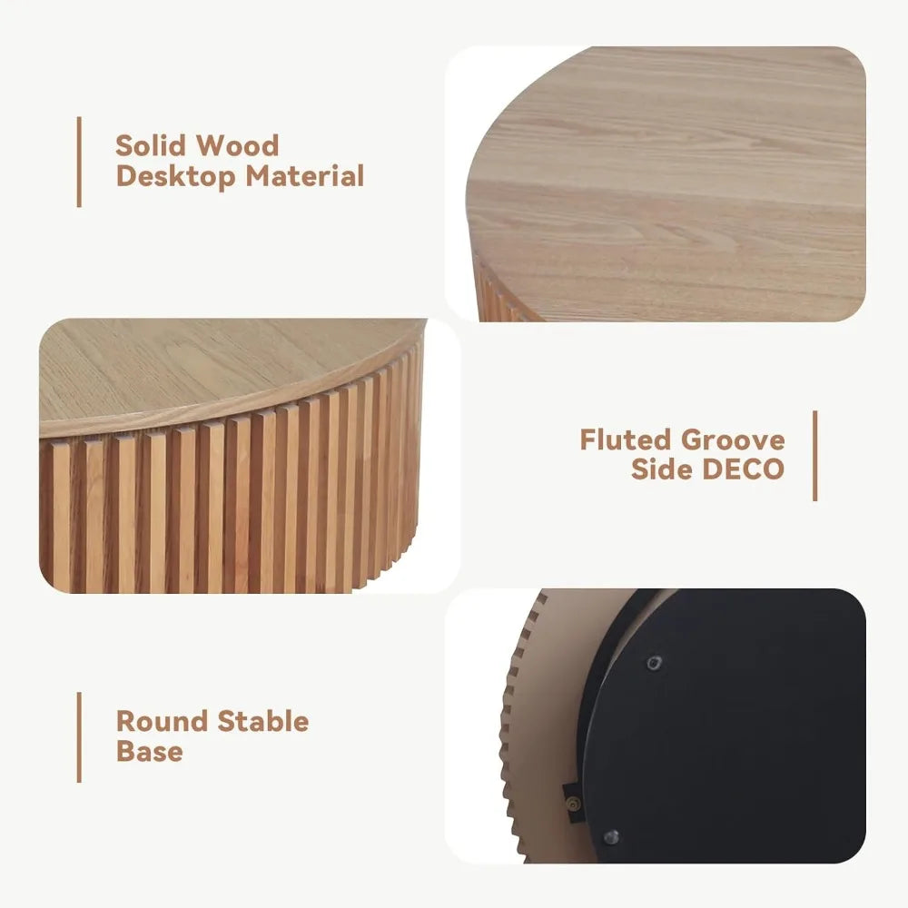 31.5'' Natural Coffee Round Table