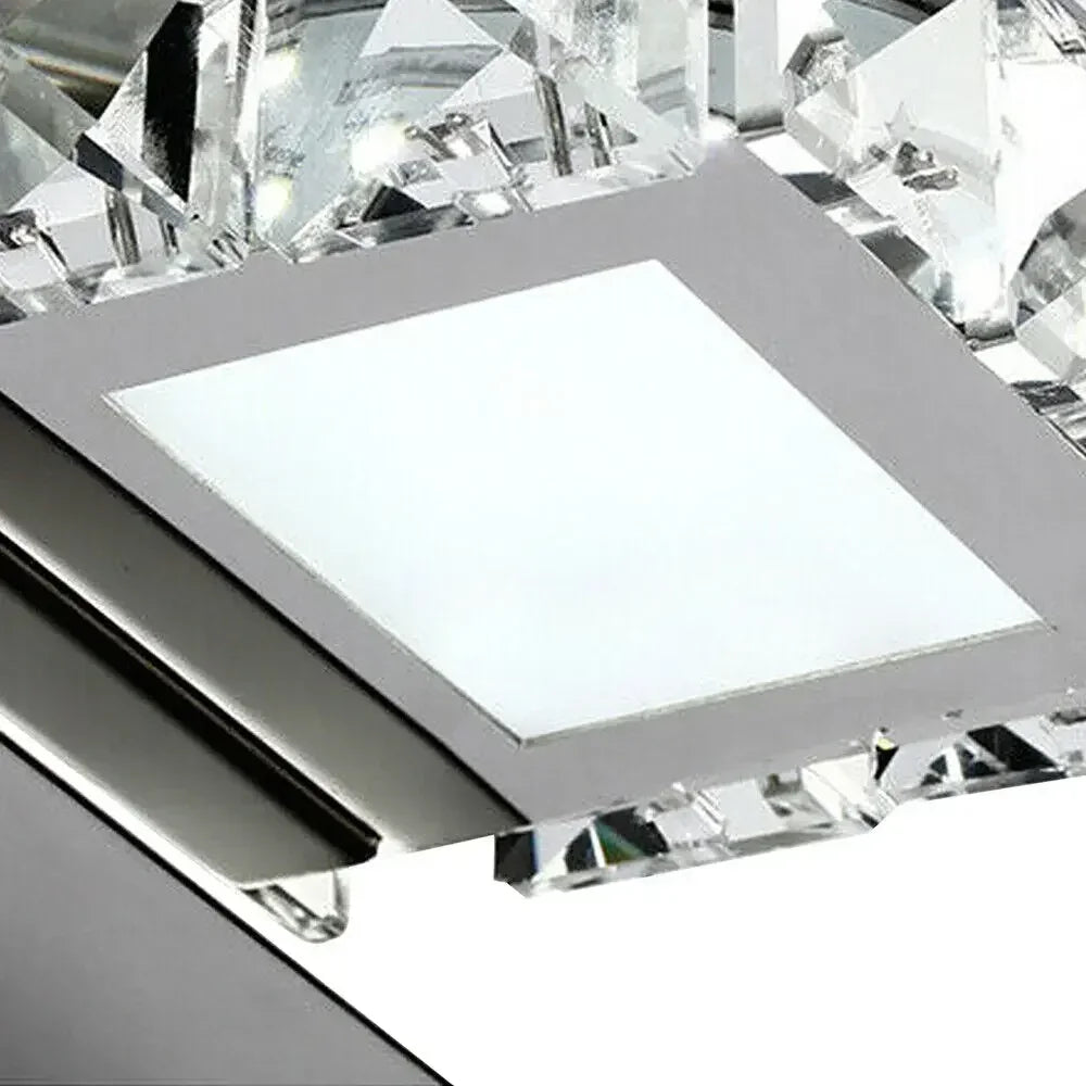4-Lights Vanity Crystal Wall Light