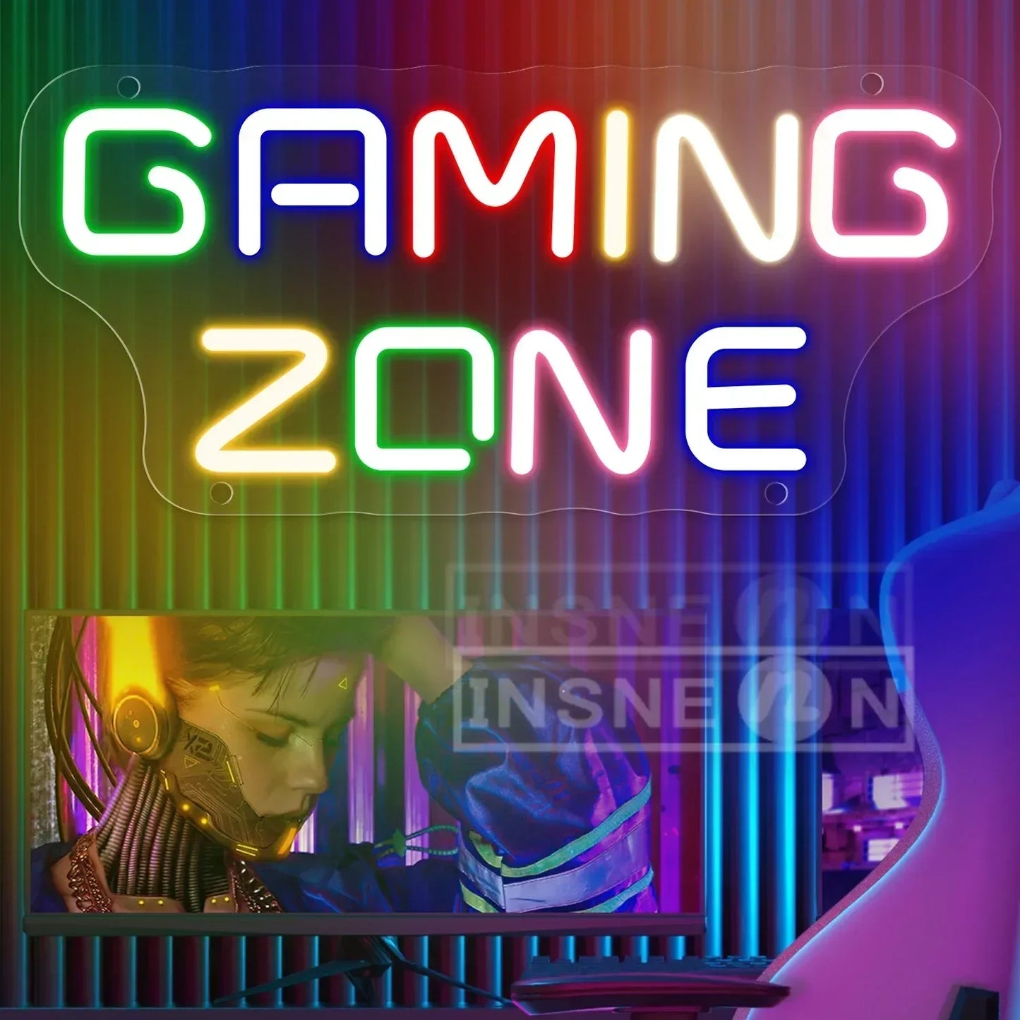 For Gamer Room Neon LED Signboard