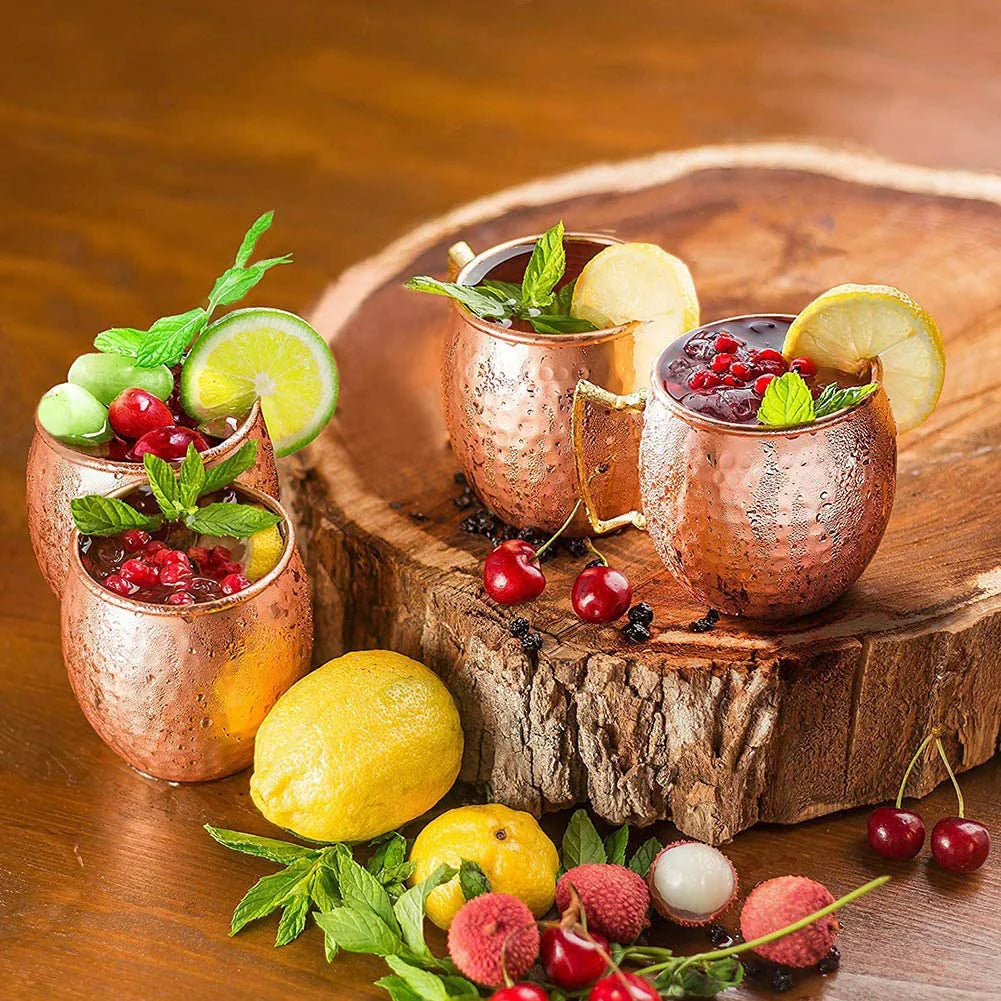 Stainless Steel Copper Plated Goblet Mug