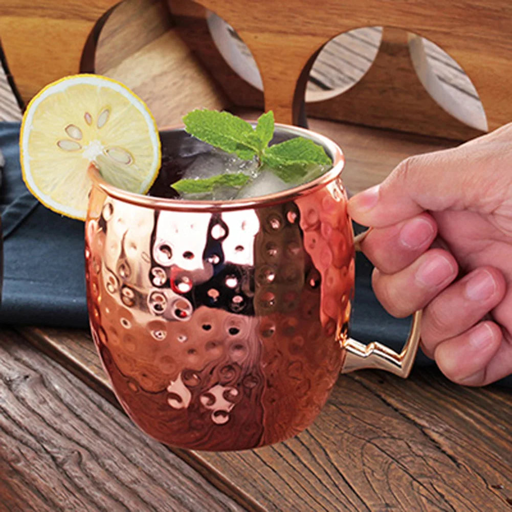 Stainless Steel Copper Plated Goblet Mug