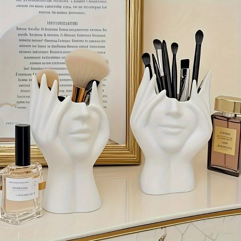 Cute Hands-Shaped Makeup Vanity Organizer