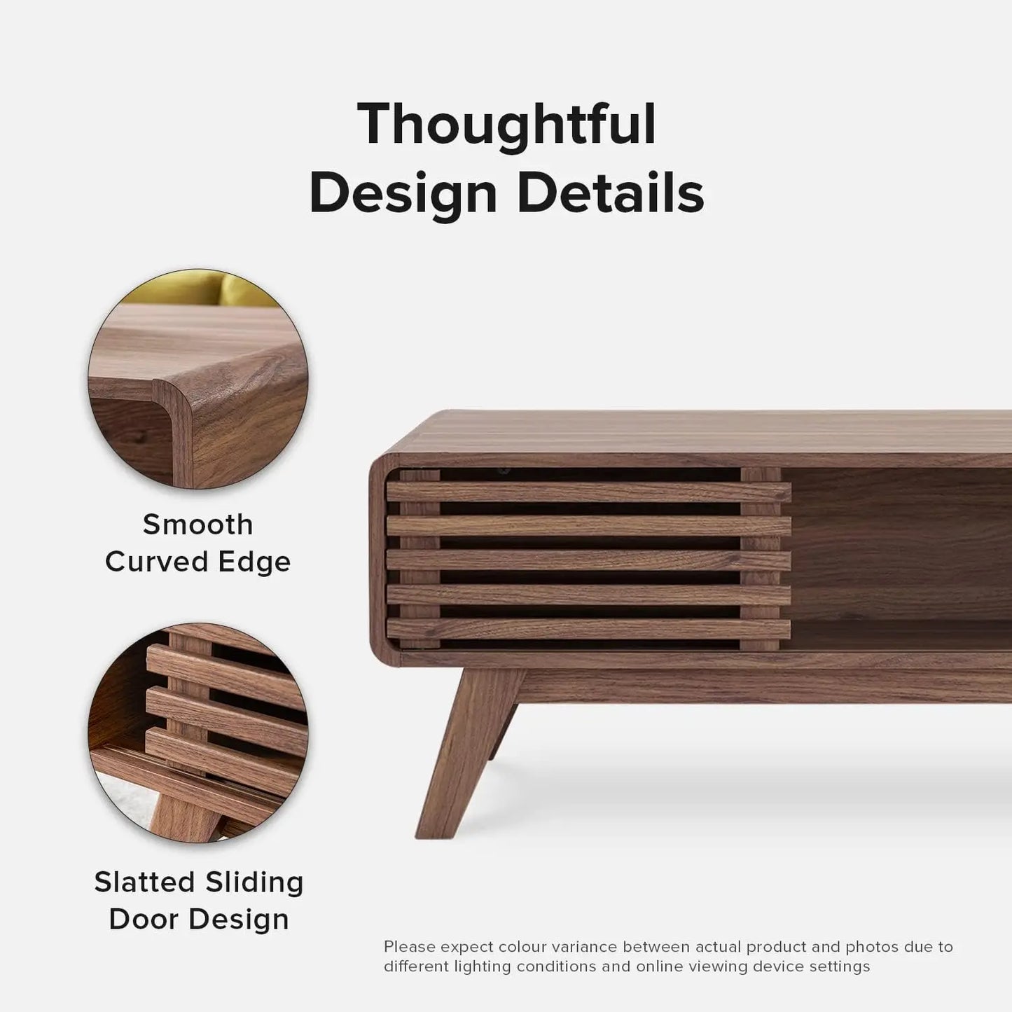 Wood Coffee Table With Storage