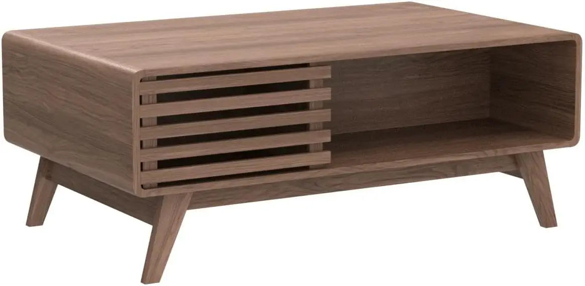 Wood Coffee Table With Storage