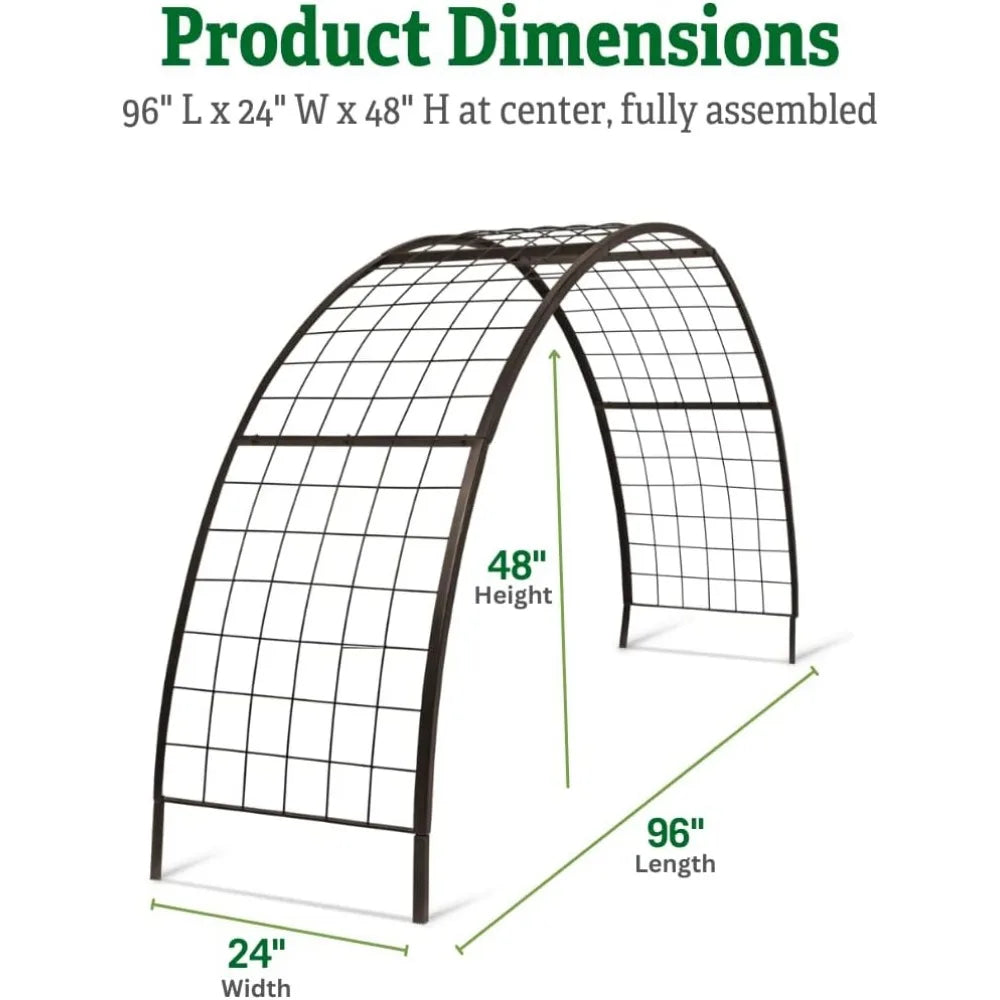 Arch Trellis Elevated For Planter Box