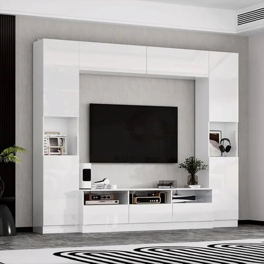 TV Entertainment Center with Bookshelves