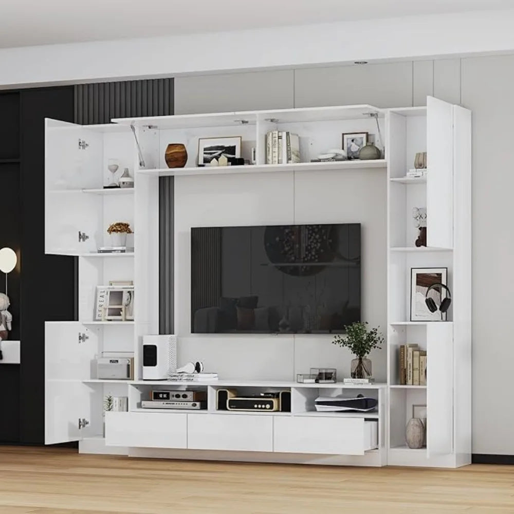 TV Entertainment Center with Bookshelves