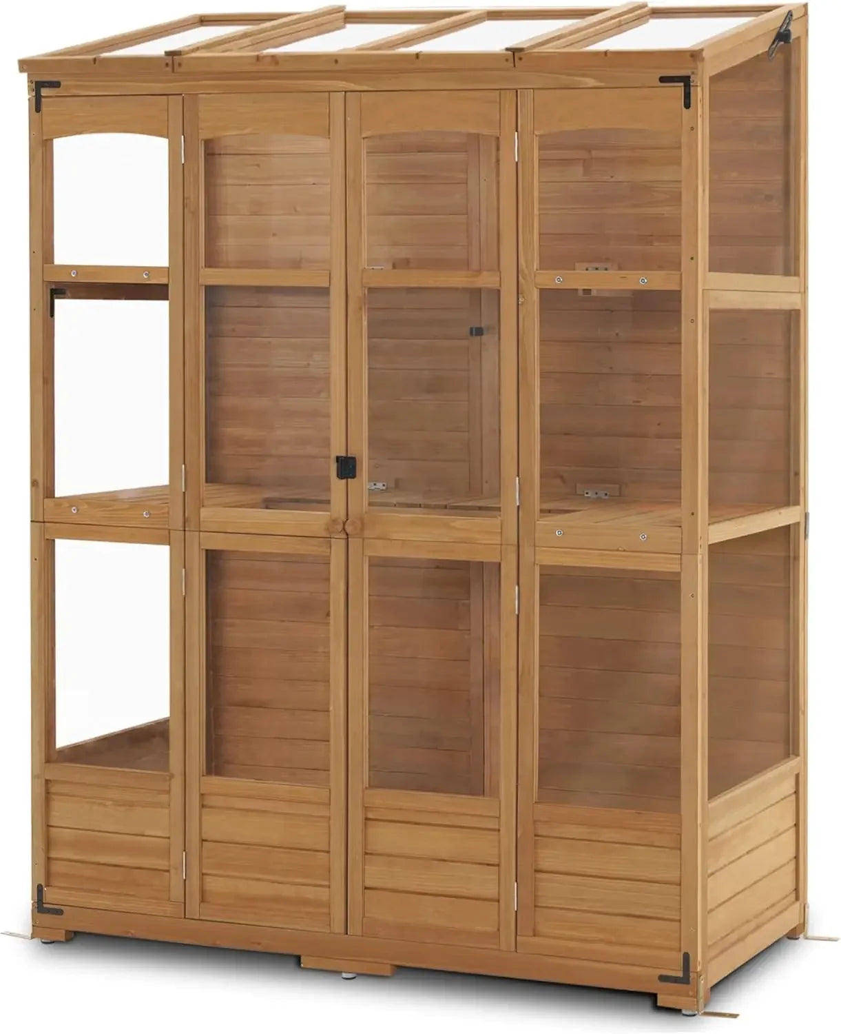 Walk-in Wooden Greenhouse