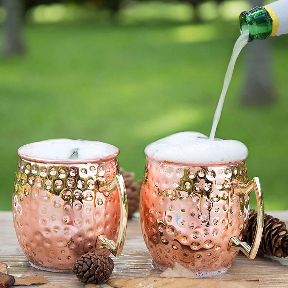 Stainless Steel Copper Plated Goblet Mug
