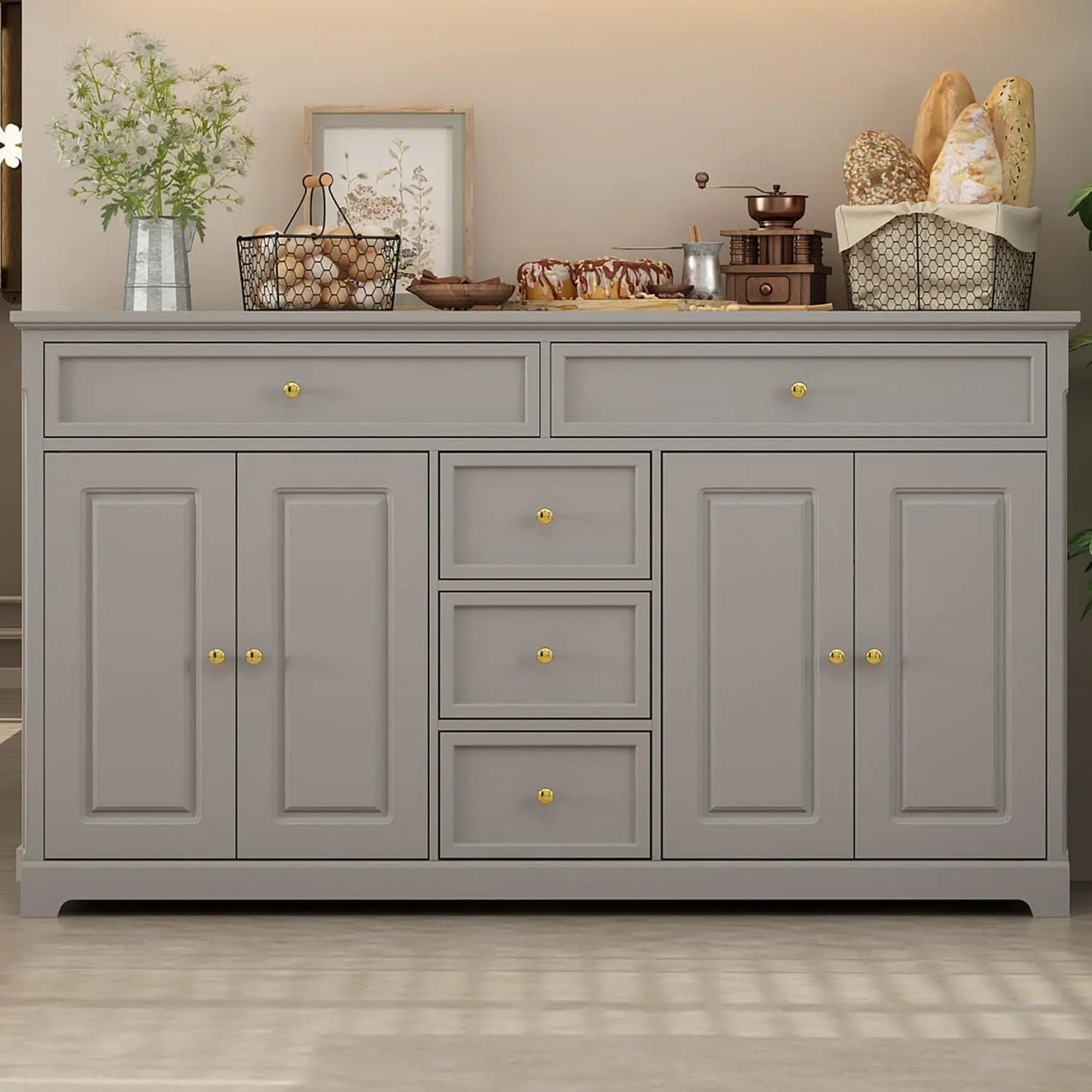 Buffet Bar Wine Cabinet Storage