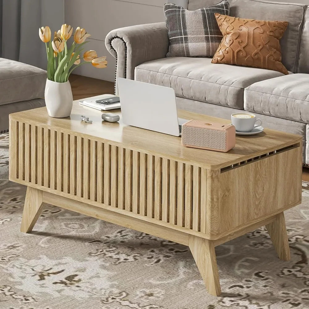 Lift Top Coffee Table with Hidden Compartment