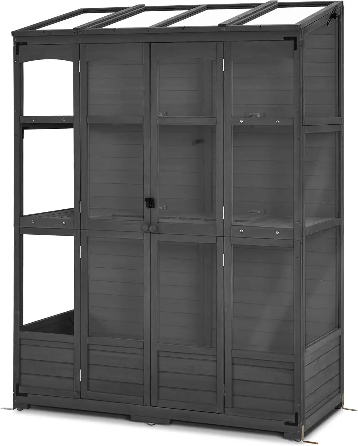 Walk-in Wooden Greenhouse