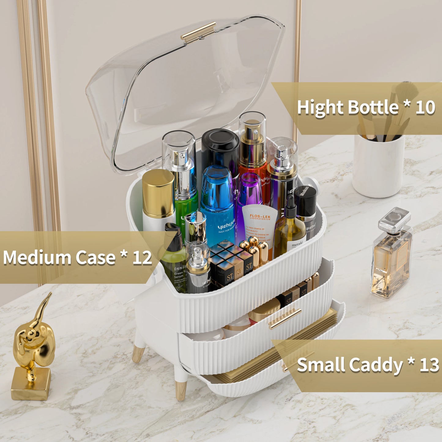 Compact Makeup & Skincare Organizer