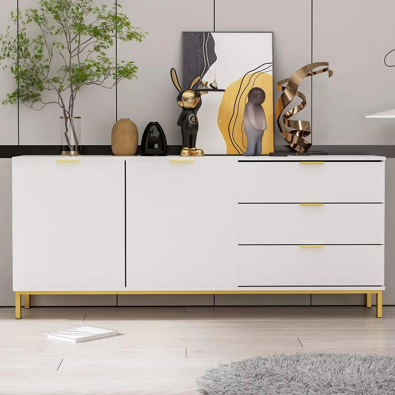 Buffet Bar Wine Cabinet Storage