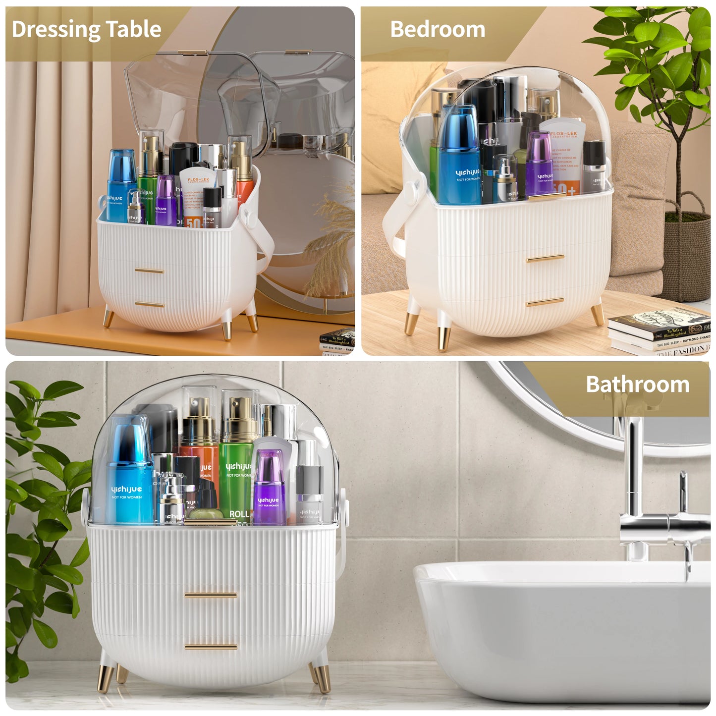 Compact Makeup & Skincare Organizer