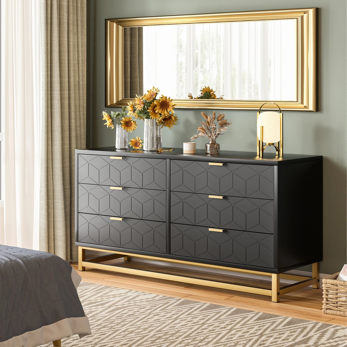 Modern Storage Dresser Chest Organizer