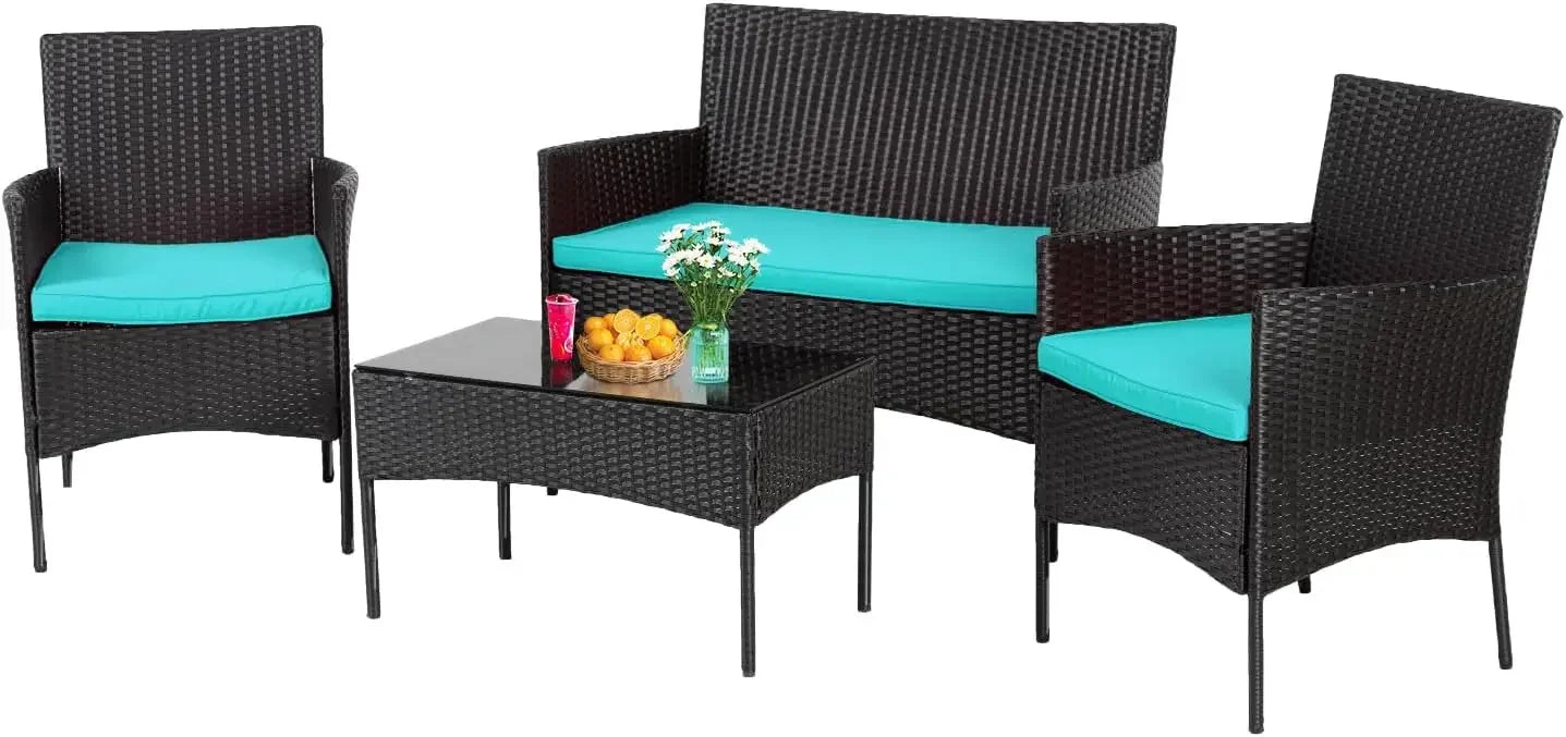 Patio Furniture Set Bright Colors