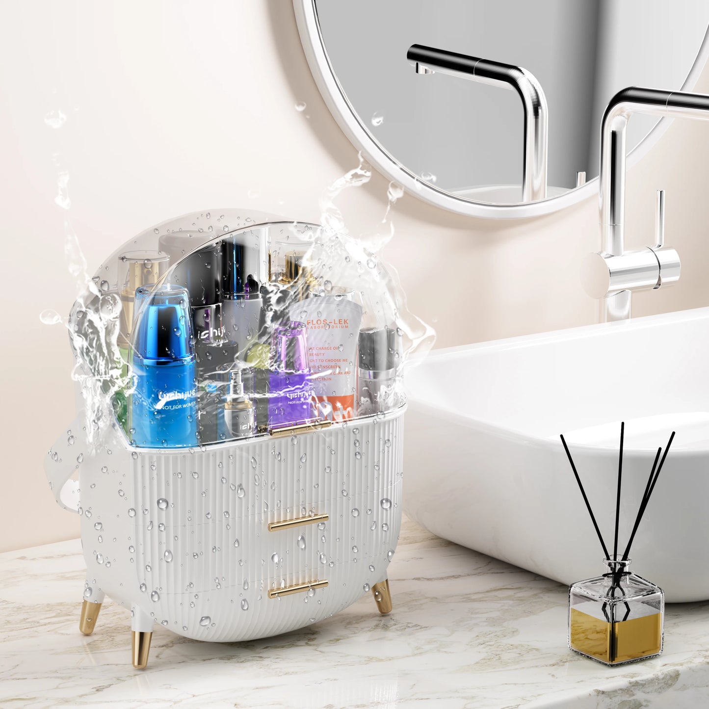 Compact Makeup & Skincare Organizer