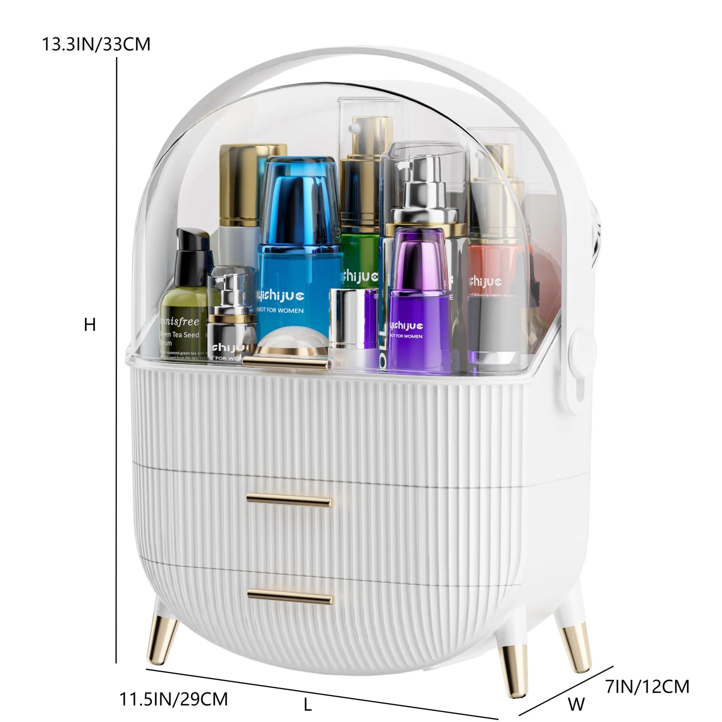 Compact Makeup & Skincare Organizer
