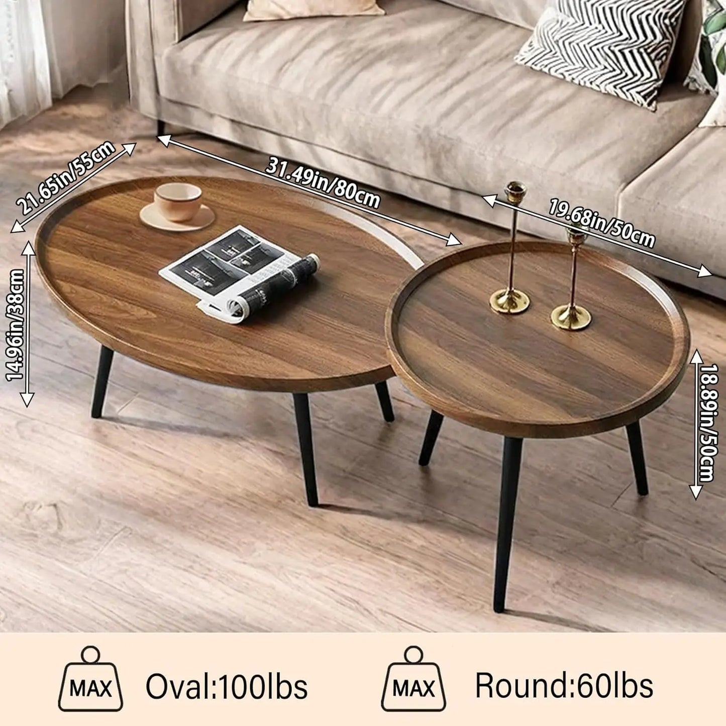 Small Space Side Table Set