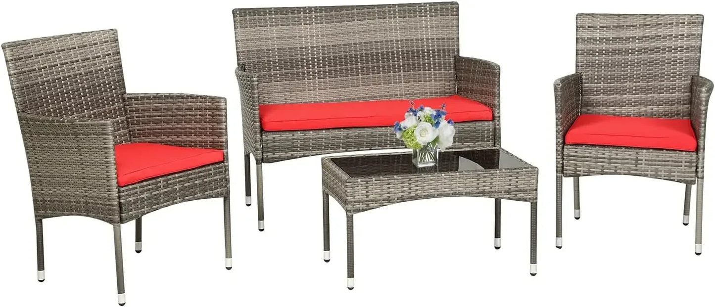 Patio Furniture Set Bright Colors