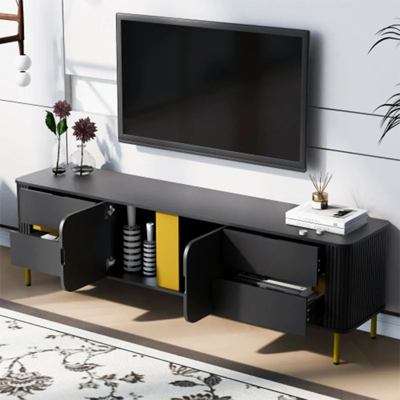 TV Stand 80 Inches Entertainment Center Cabinet