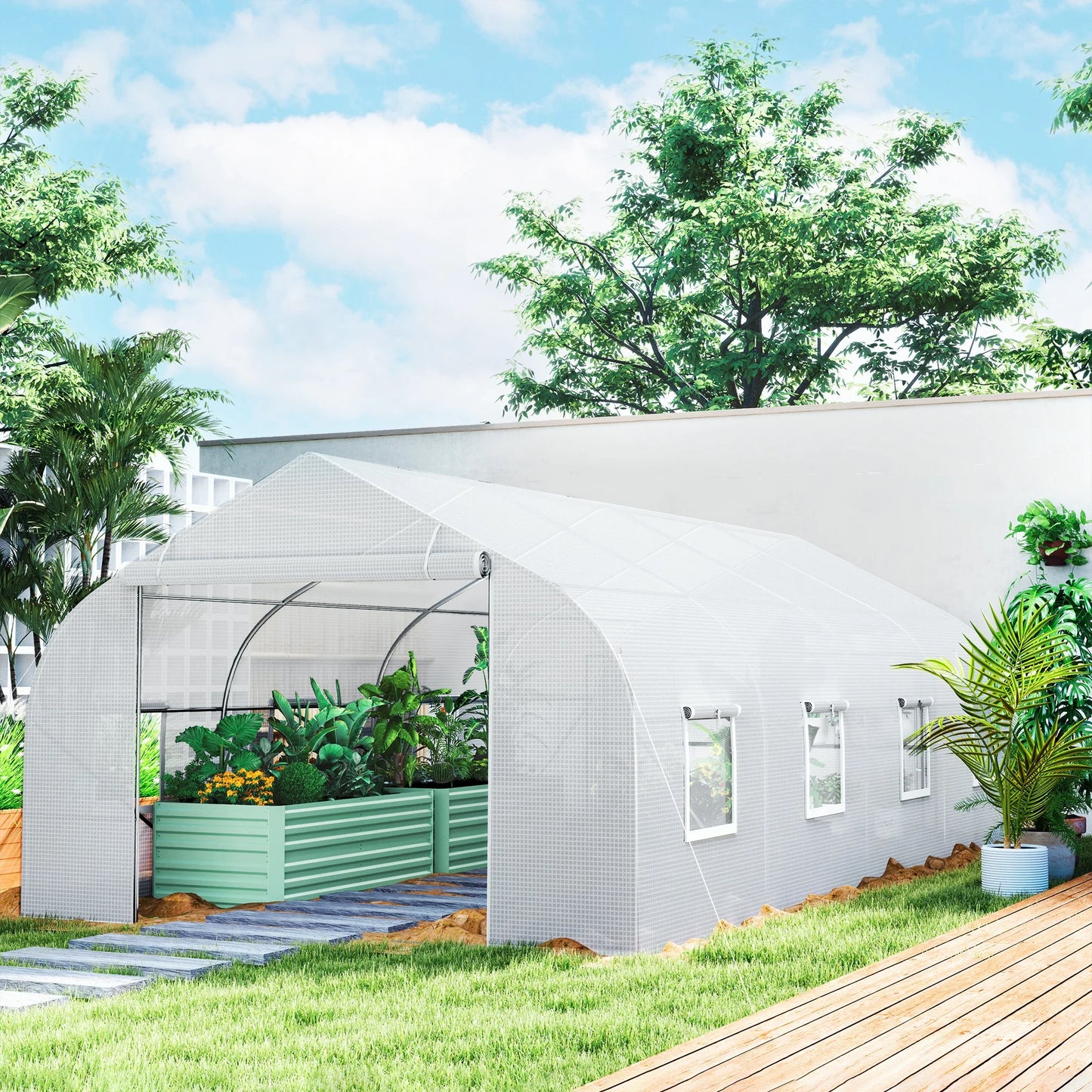 Large Walk-In 20' X 10' X 7' Greenhouse