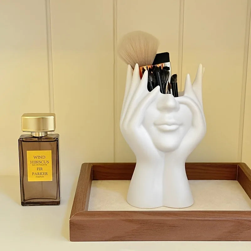 Cute Hands-Shaped Makeup Vanity Organizer