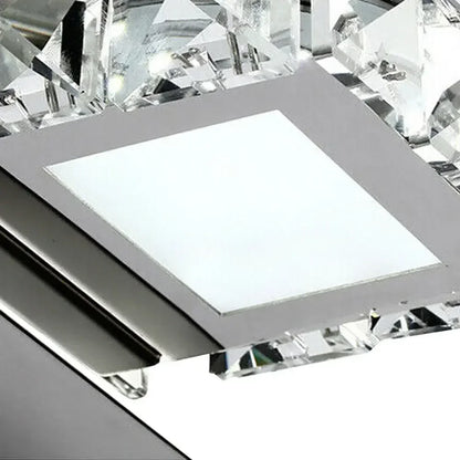 4-Lights Vanity Crystal Wall Light