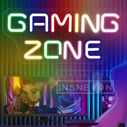 For Gamer Room Neon LED Signboard