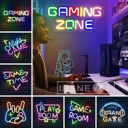 For Gamer Room Neon LED Signboard