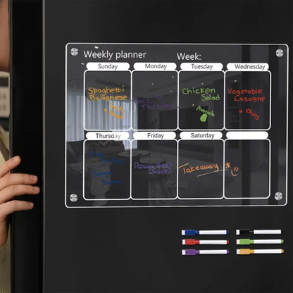 Magnetic Calendar Board for Fridge