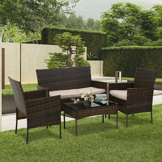 Patio Furniture Set Bright Colors