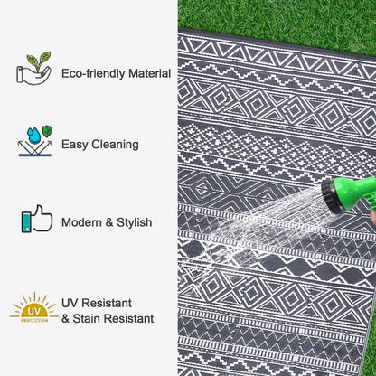 Outdoor Waterproof Reversible Patio Rug