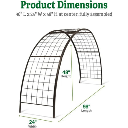 Arch Trellis Elevated For Planter Box