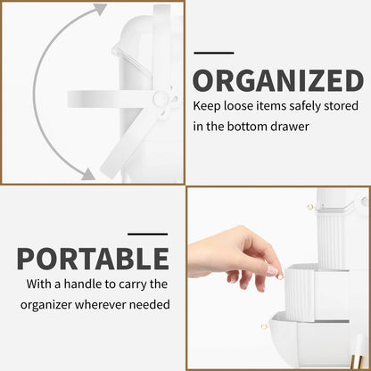 Compact Makeup & Skincare Organizer