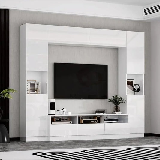 TV Entertainment Center with Bookshelves