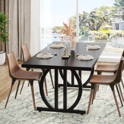 Large Dinner Table Heavy Duty Metal Frame