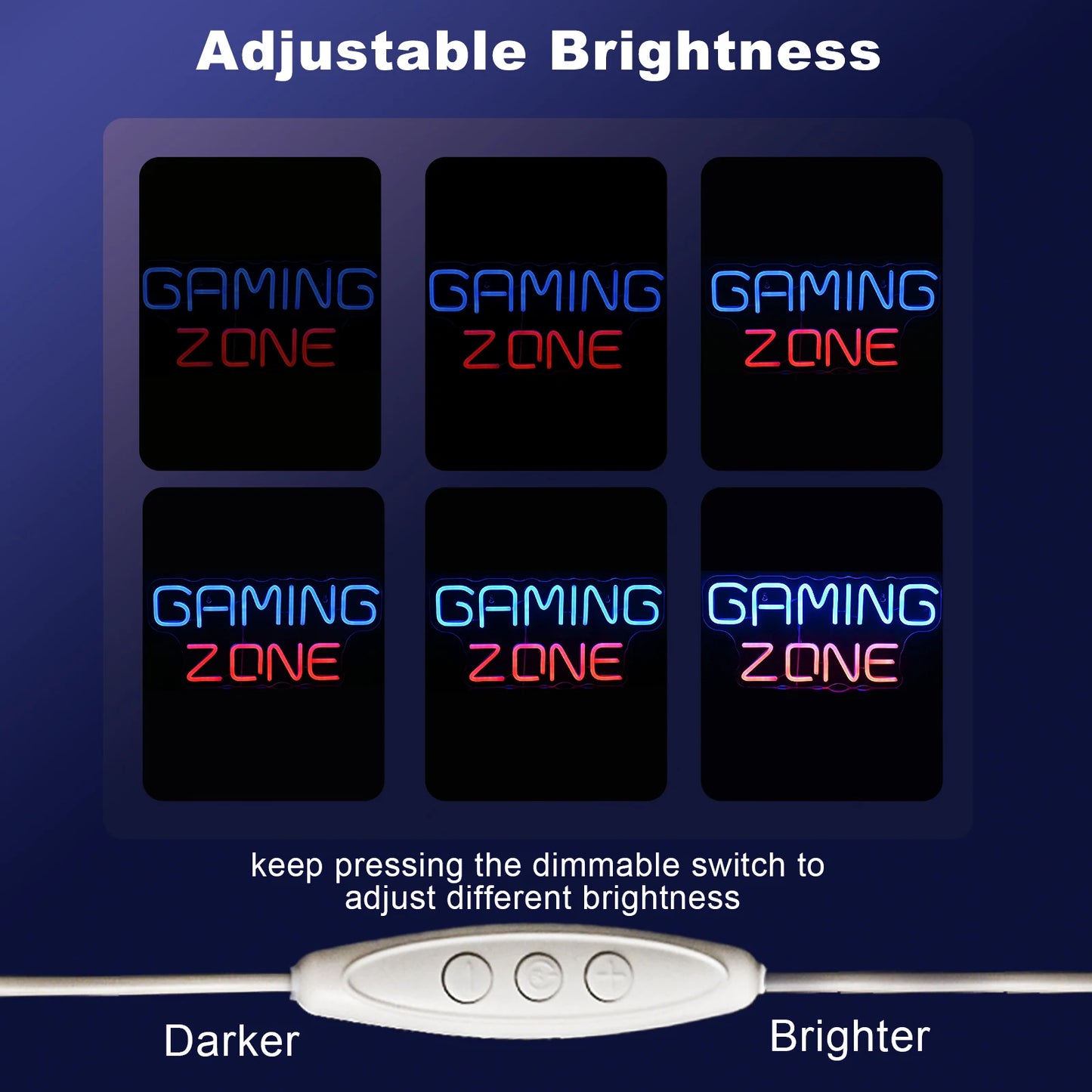 Game Room Neon Sign LED USB Powered