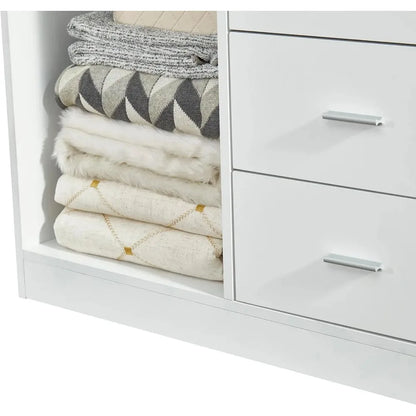 Walk-in Closet System  4 Drawers Shelves