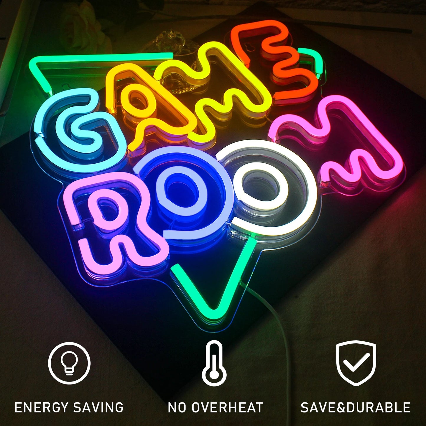 Game Room Neon Sign LED USB Powered