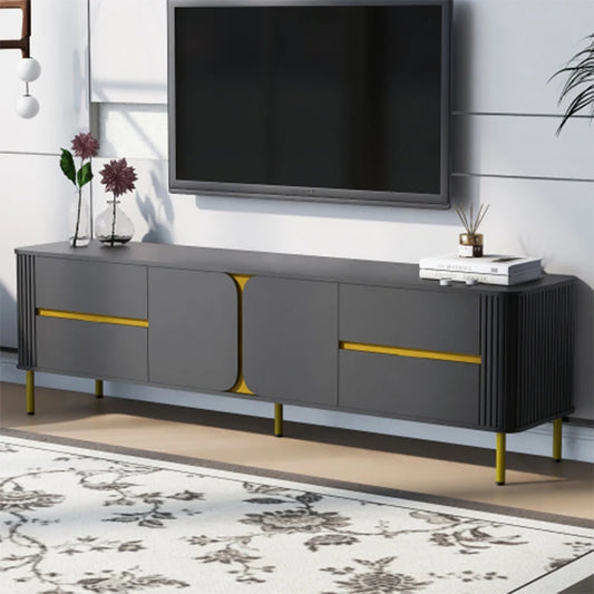 TV Stand 80 Inches Entertainment Center Cabinet