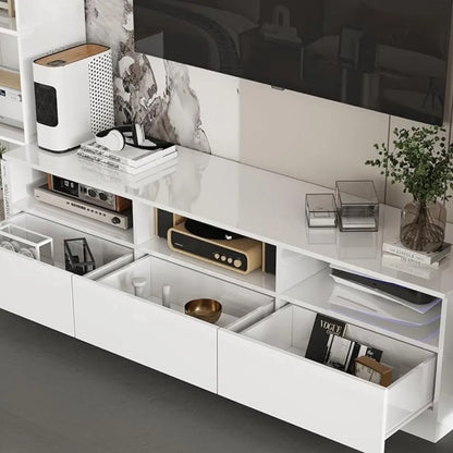 TV Entertainment Center with Bookshelves