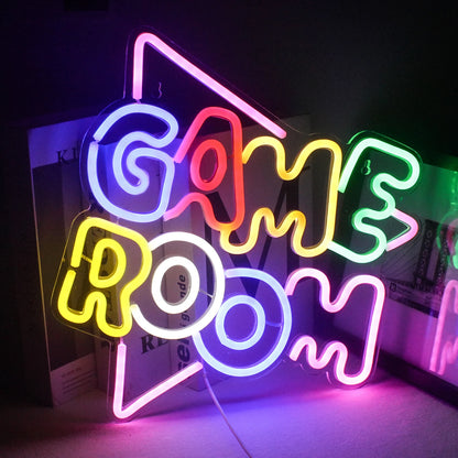 Game Room Neon Sign LED USB Powered
