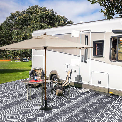Outdoor Waterproof Reversible Patio Rug