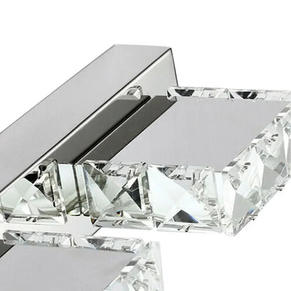 4-Lights Vanity Crystal Wall Light