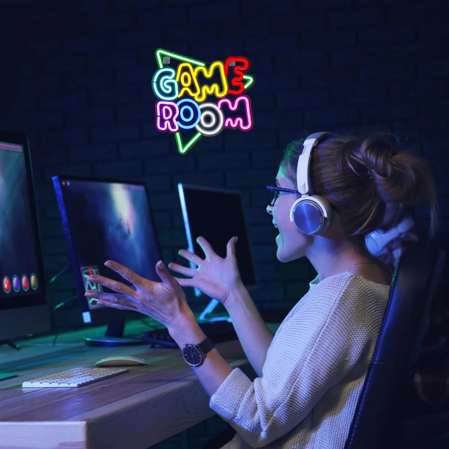 Game Room Neon Sign LED USB Powered