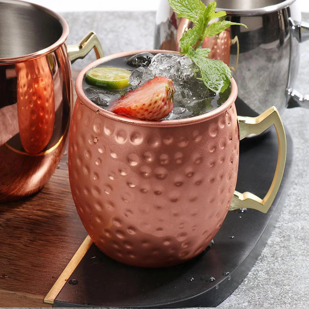 Stainless Steel Copper Plated Goblet Mug