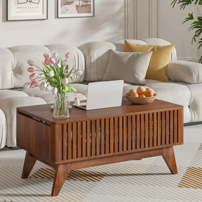 Lift Top Coffee Table with Hidden Compartment
