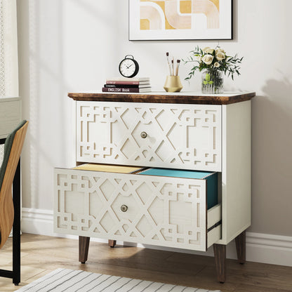 Home Office Wood File Cabinet
